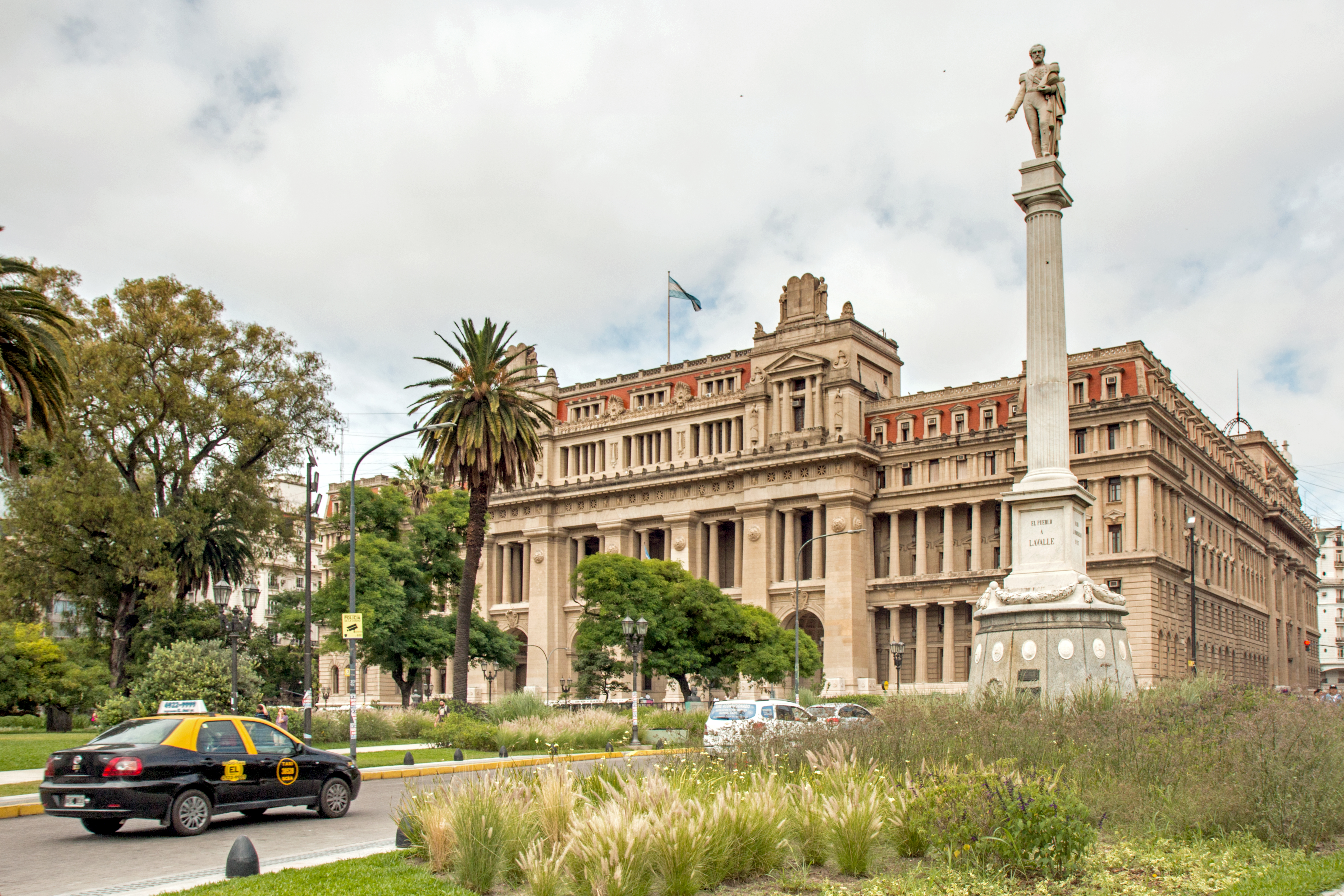 Vista ilustrativa del Palacio de Justicia de la Nación Argentina,