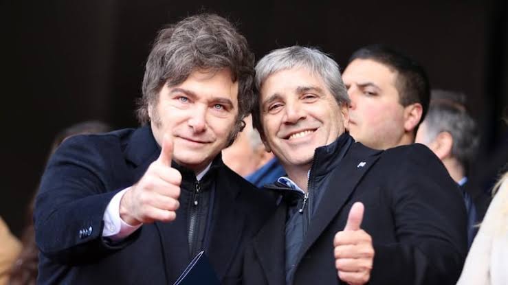 Milei y Caputo